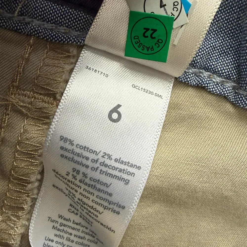 OshKosh B'gosh Boys Khaki Tan Bermuda Shorts Size 6 NWT School Preppy Classic